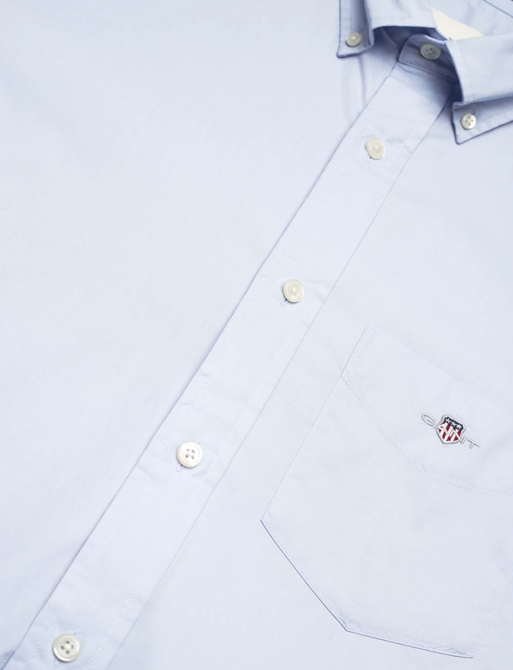 GANT - REG CLASSIC POPLIN SS SHIRT - basic-hemden - light blue - 3