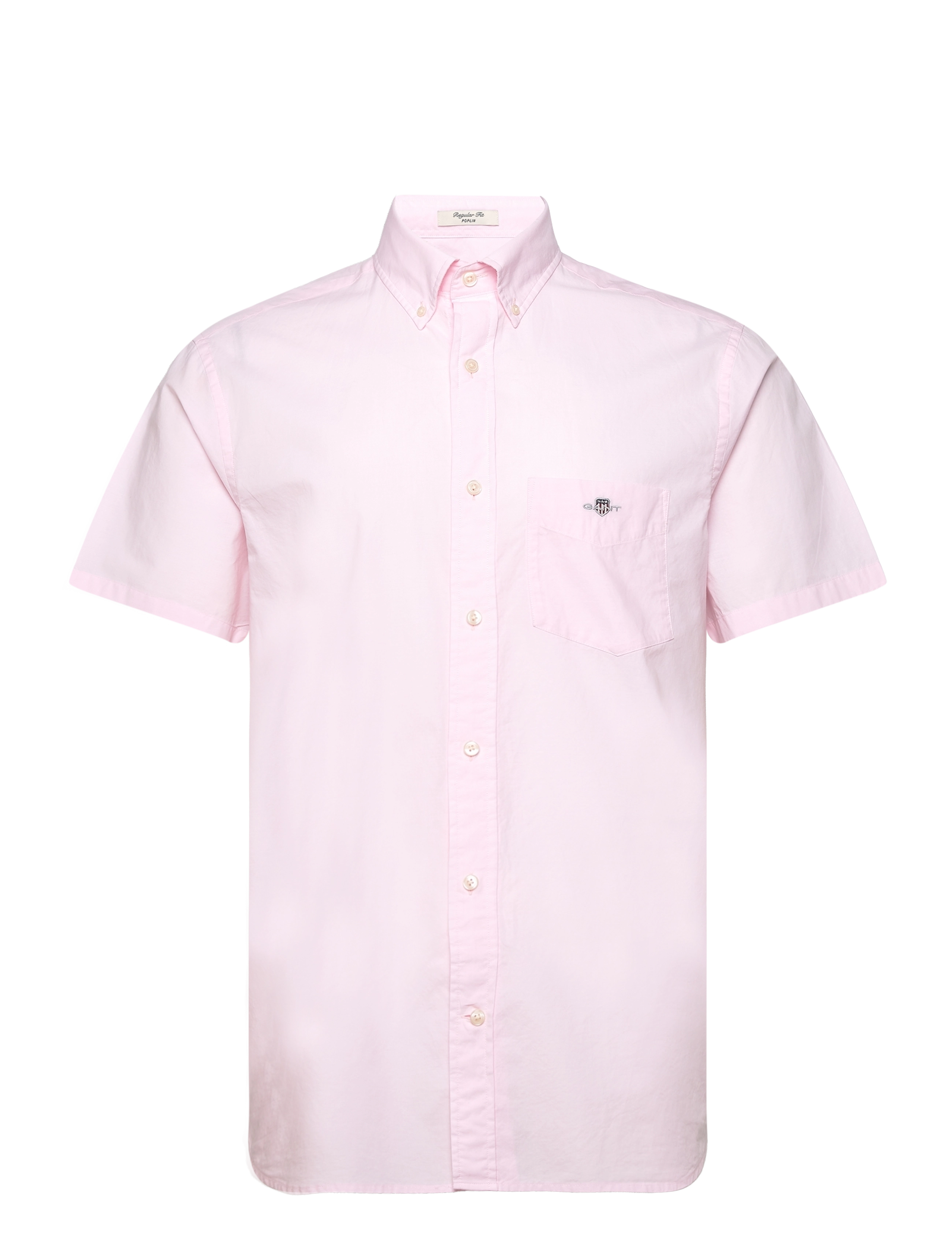 Gant REG CLASSIC POPLIN SS SHIRT - Basic shirts - LIGHT PINK / pink/rose