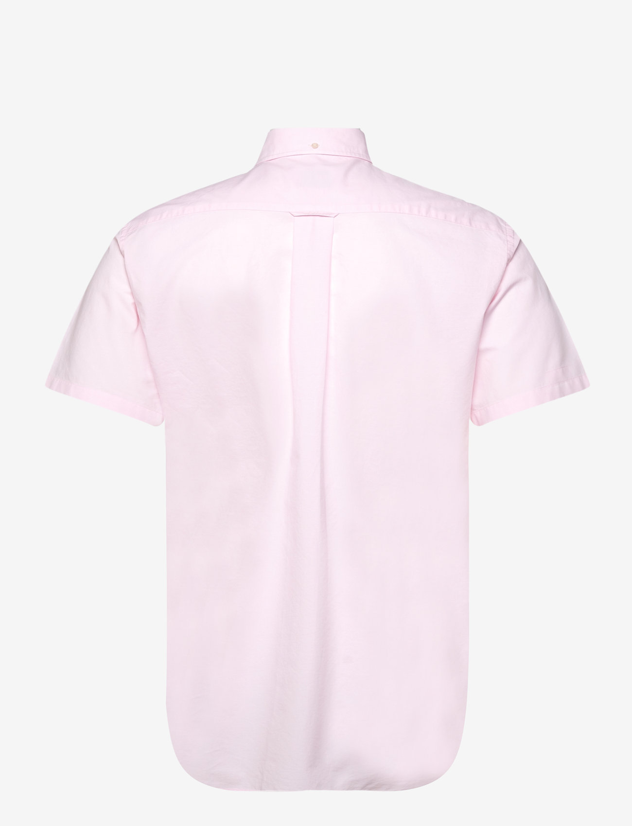 GANT - REG CLASSIC POPLIN SS SHIRT - kortärmade skjortor - light pink - 2