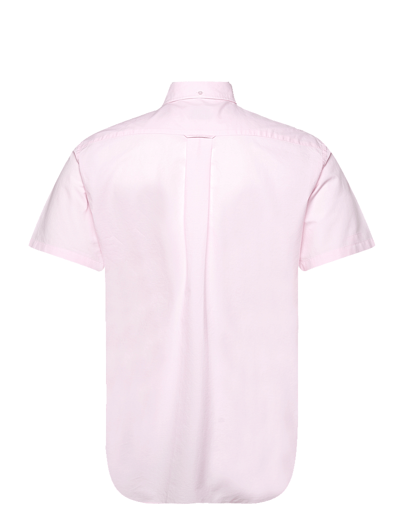 GANT - REG CLASSIC POPLIN SS SHIRT - kortärmade skjortor - light pink - 2