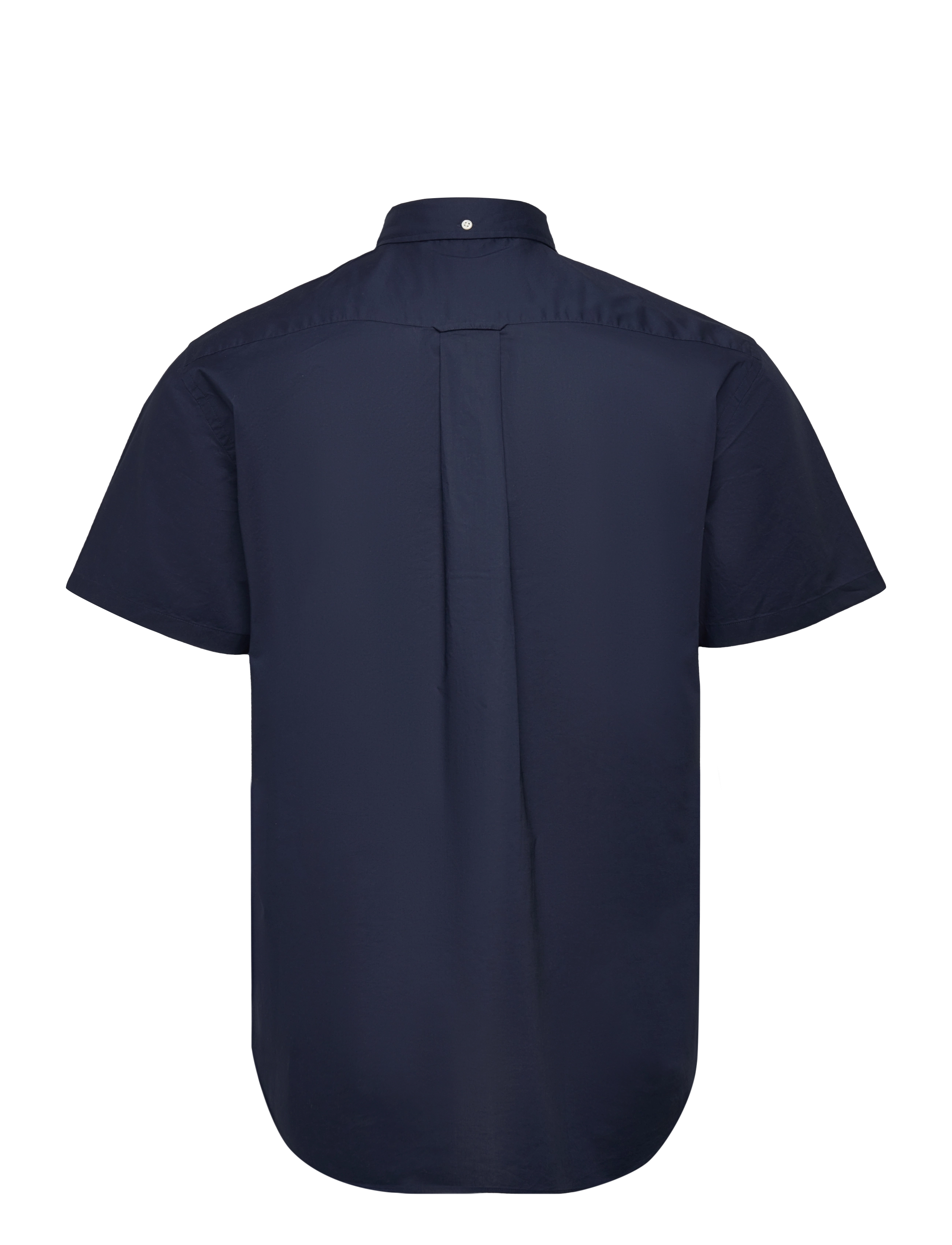 Gant - REG CLASSIC POPLIN SS SHIRT - kurzarmhemden - marine - 2