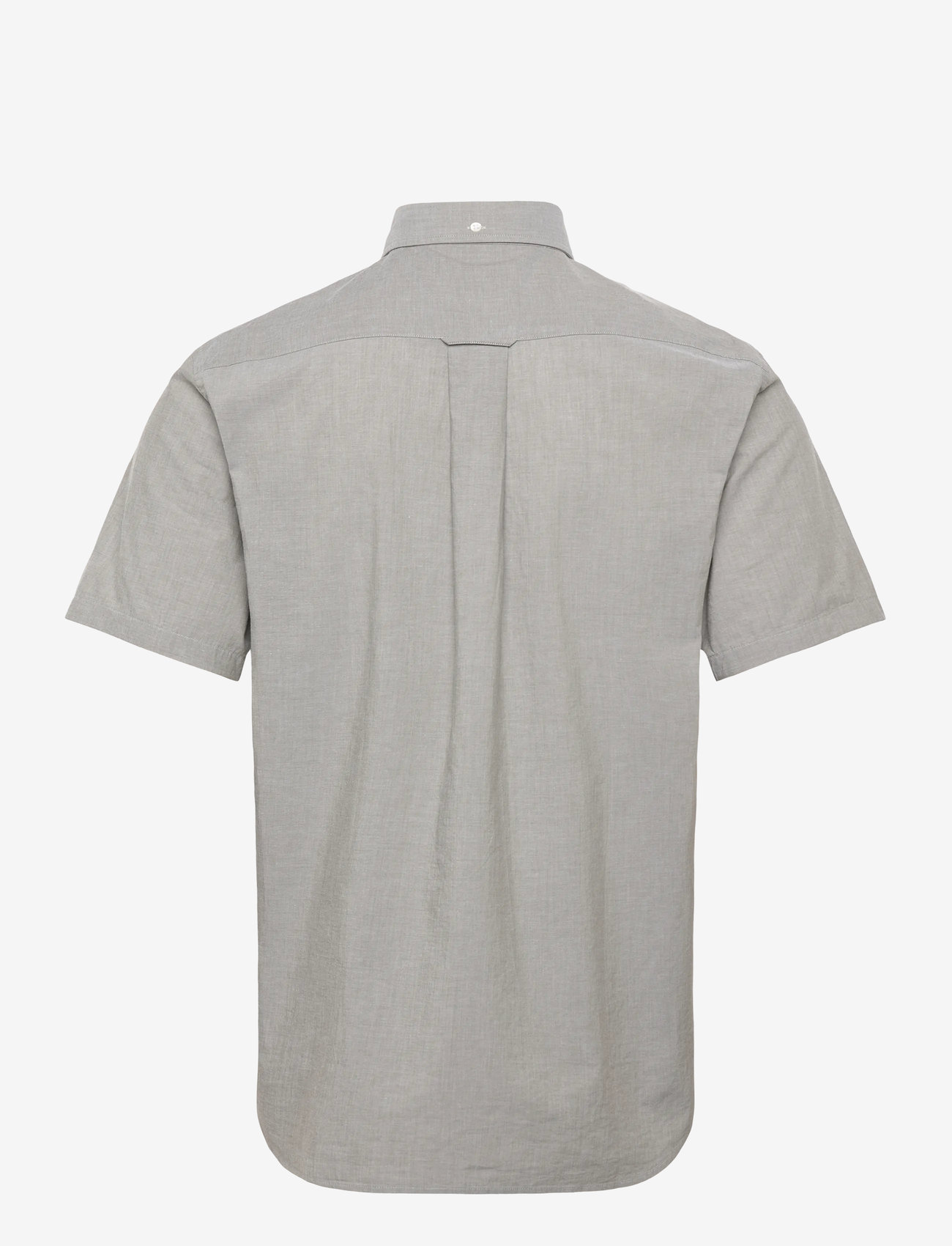 GANT - REG CLASSIC POPLIN SS SHIRT - kortærmede skjorter - moss green - 1