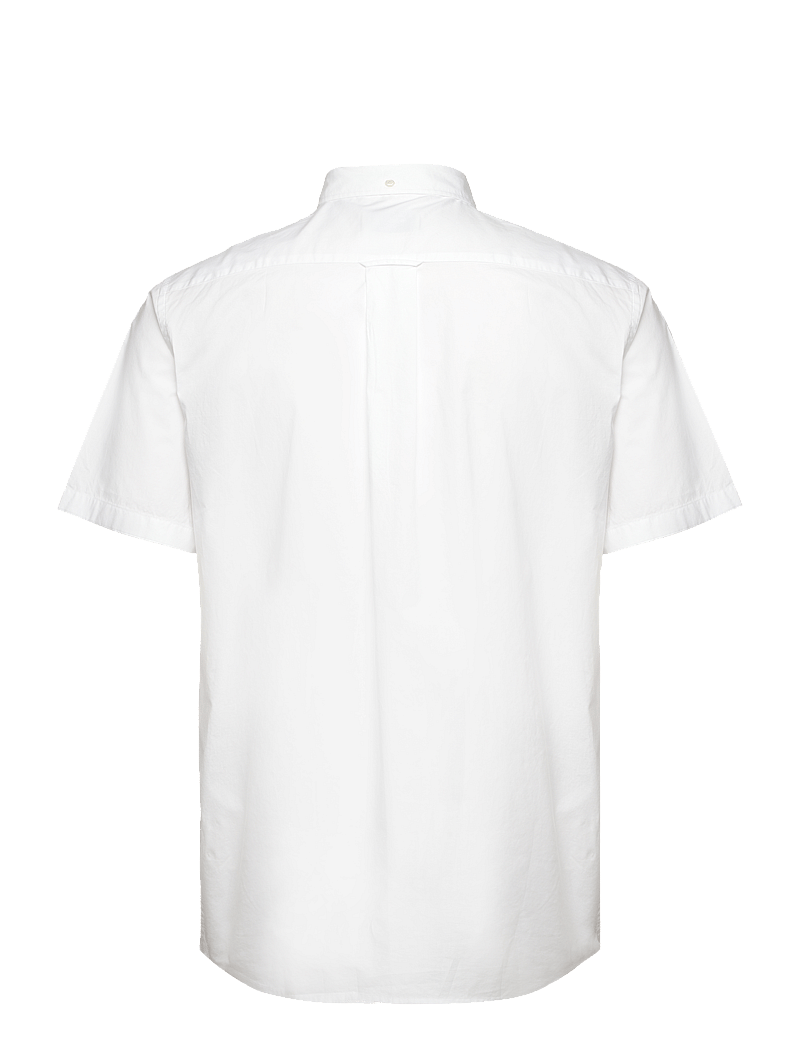 GANT - REG CLASSIC POPLIN SS SHIRT - tavalised t-särgid - white - 1