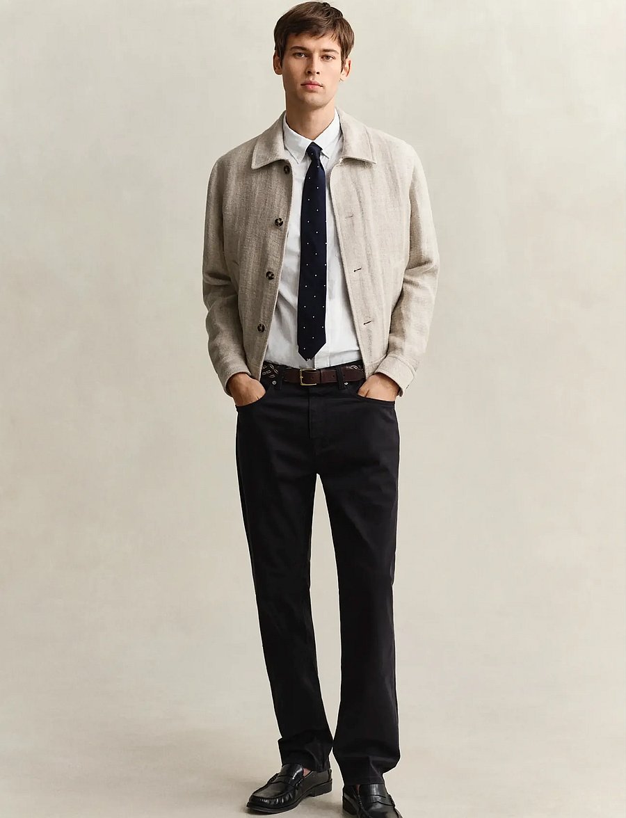 Gant - REG CLASSIC POPLIN SS SHIRT - kurzarmhemden - white - 5