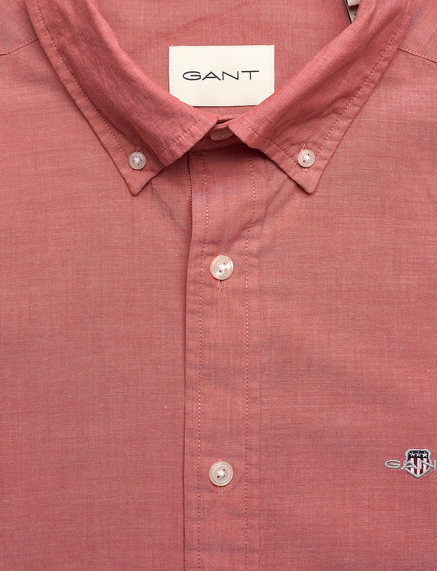 Gant - SLIM CLASSIC POPLIN SHIRT - casual skjorter - deep orange - 2