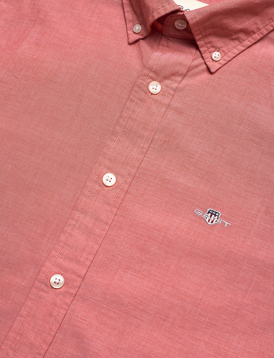 Gant - SLIM CLASSIC POPLIN SHIRT - casual skjorter - deep orange - 3