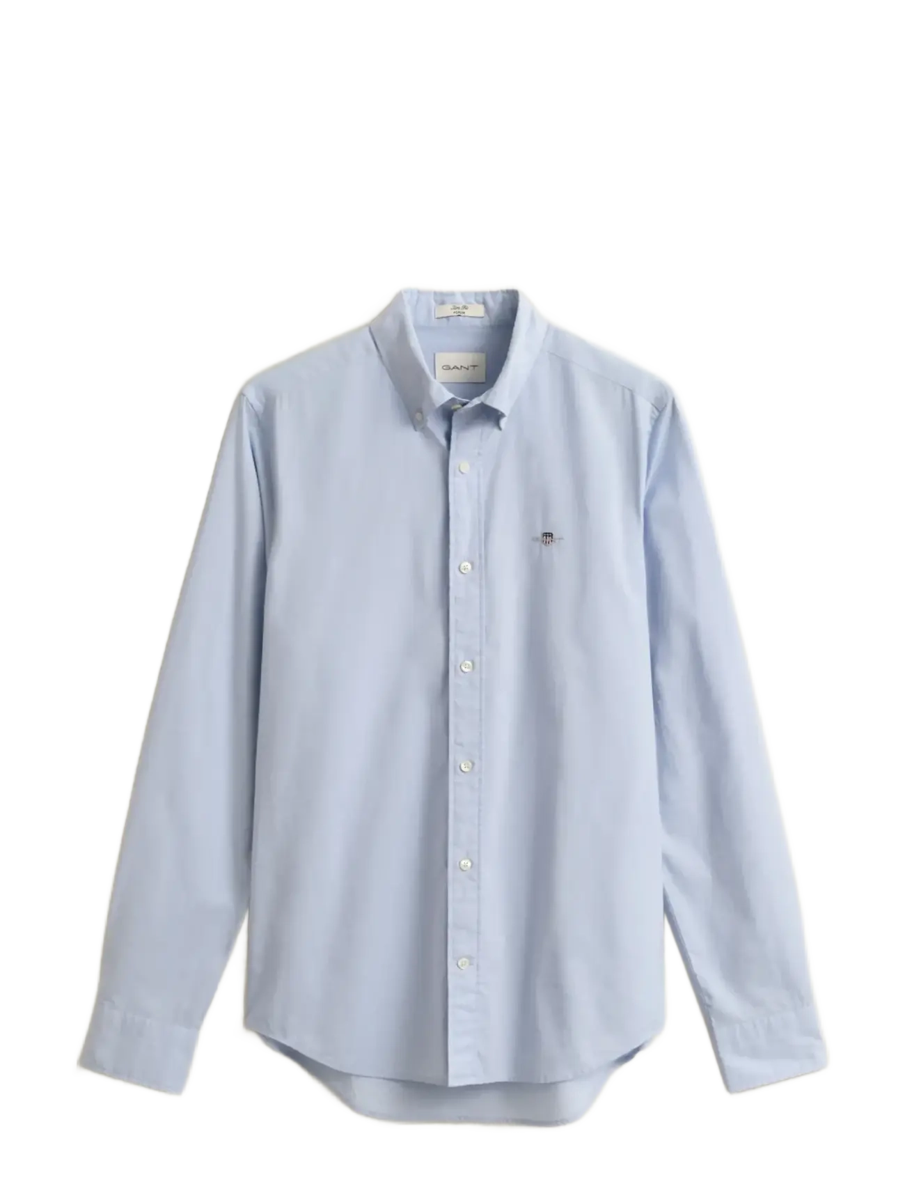 Gant SLIM CLASSIC POPLIN SHIRT - Basic shirts - LIGHT BLUE / blue