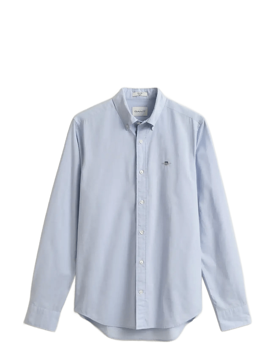 Gant - SLIM CLASSIC POPLIN SHIRT - casual hemden - light blue - 1