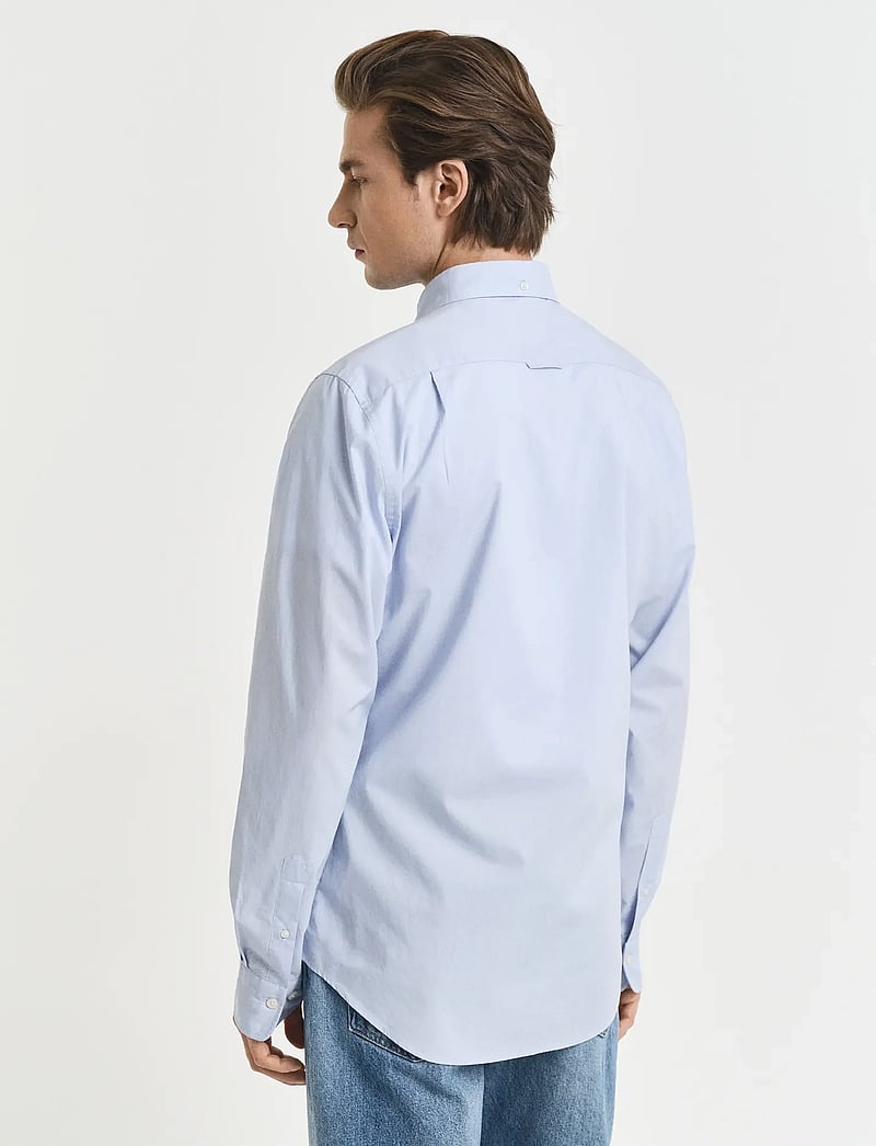 GANT - SLIM POPLIN SHIRT - rennot kauluspaidat - light blue - 3