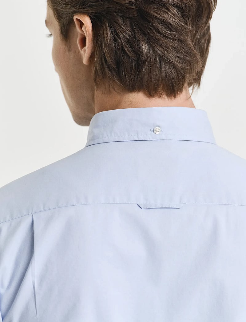 GANT - SLIM POPLIN SHIRT - rennot kauluspaidat - light blue - 4