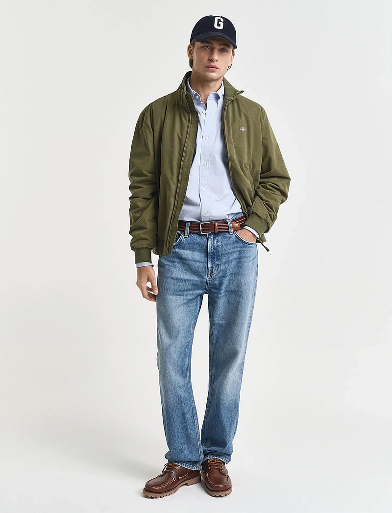 GANT - SLIM POPLIN SHIRT - rennot kauluspaidat - light blue - 5