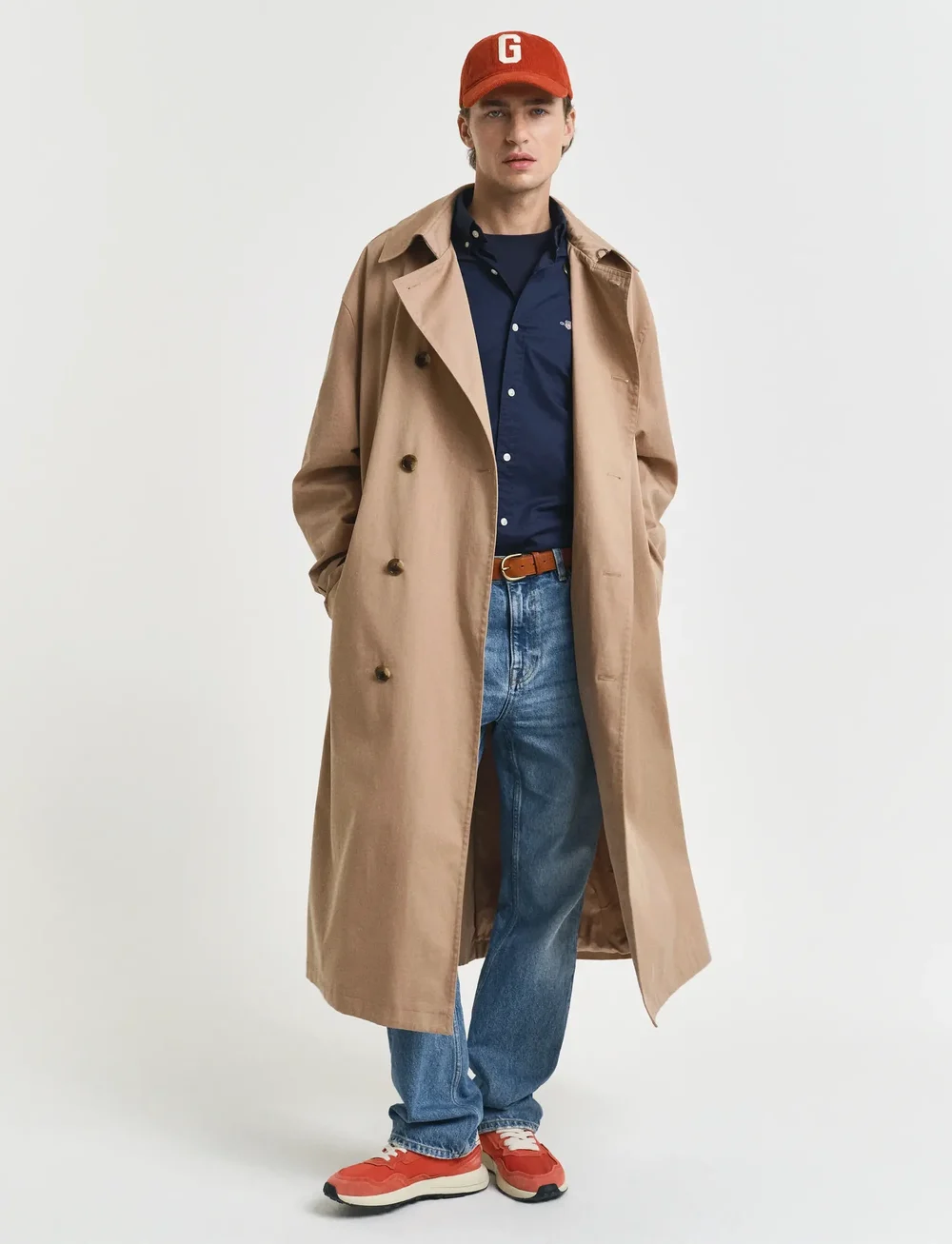 GANT - SLIM CLASSIC POPLIN SHIRT - basic-hemden - marine - 5