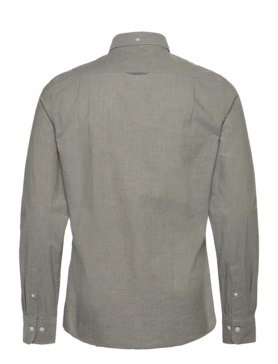 Gant - SLIM CLASSIC POPLIN SHIRT - casual hemden - moss green - 1