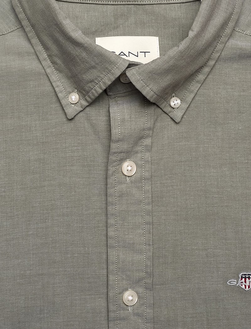 GANT - SLIM CLASSIC POPLIN SHIRT - casual hemden - moss green - 2