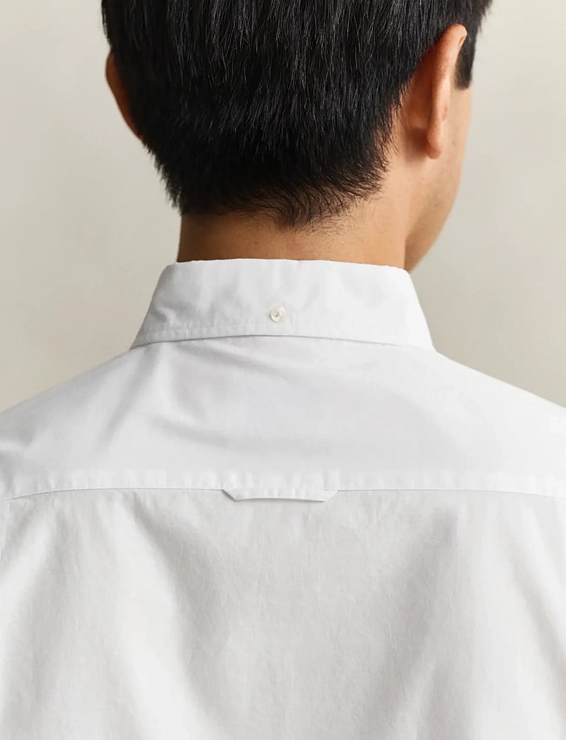 Gant - SLIM CLASSIC POPLIN SHIRT - casual skjorter - white - 4