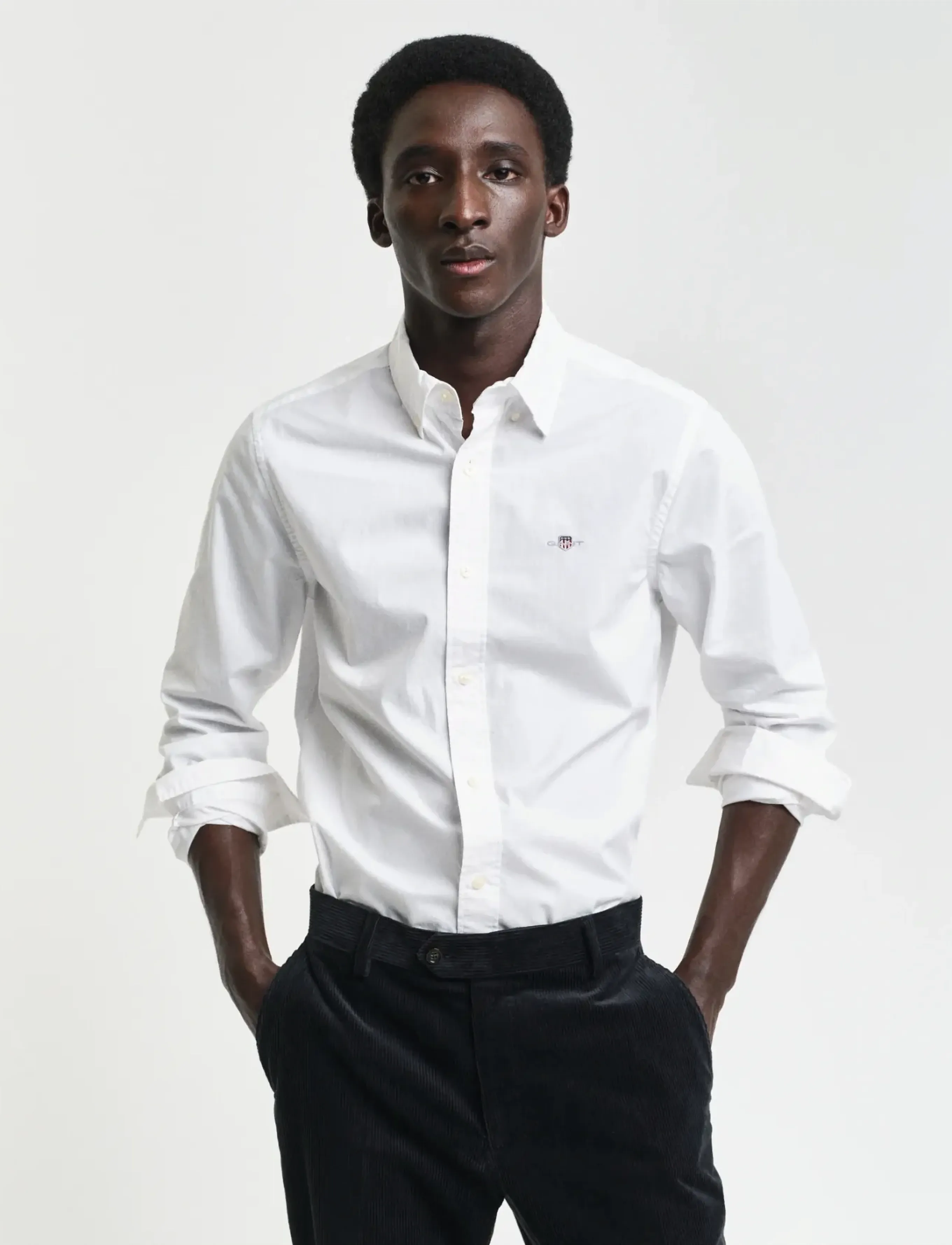 Gant Slim Classic Poplin Shirt casual skjortor herr – bild 5