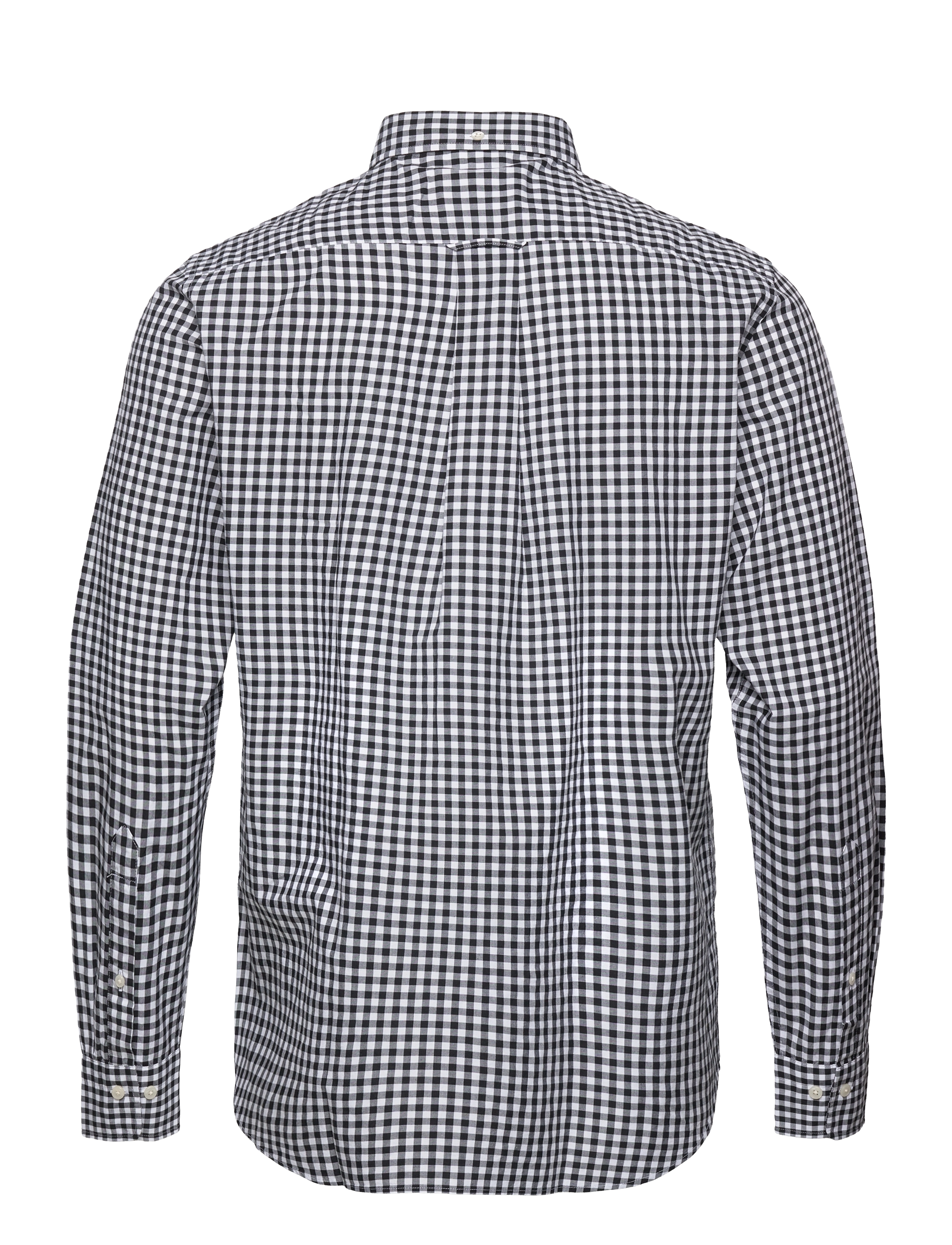 Gant - REG CLASSIC POPLIN GINGHAM SHIRT - ruudulised särgid - black - 2