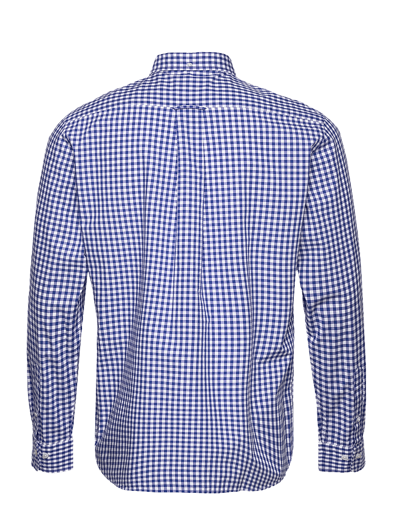 GANT - REG CLASSIC POPLIN GINGHAM SHIRT - basic skjorter - college blue - 2