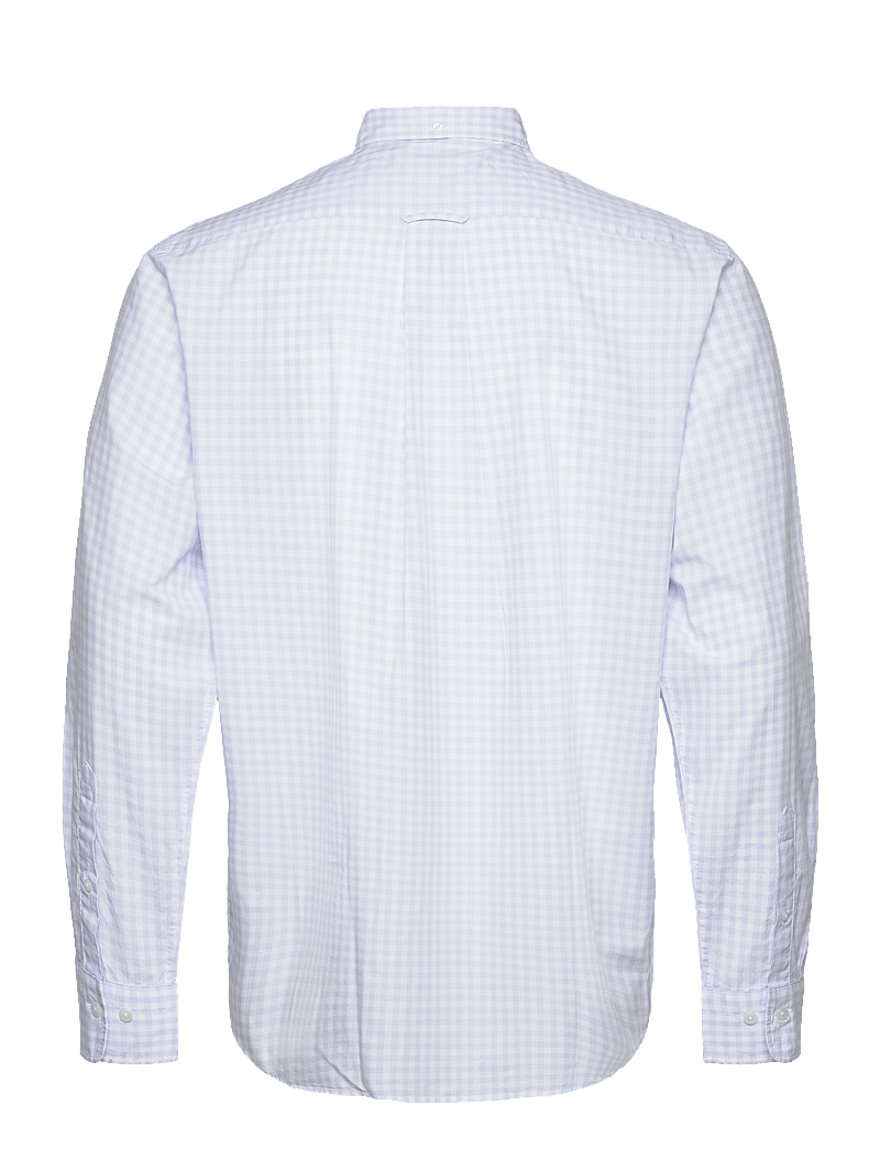 GANT - REG CLASSIC POPLIN GINGHAM SHIRT - checkered shirts - light blue - 2