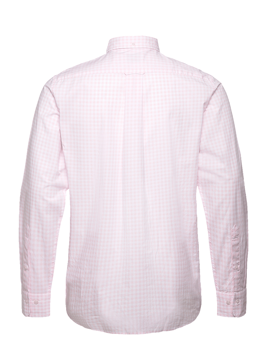 Gant - REG CLASSIC POPLIN GINGHAM SHIRT - checkered shirts - light pink - 2