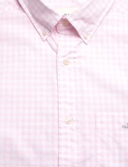 GANT - REG CLASSIC POPLIN GINGHAM SHIRT - rutiga skjortor - light pink - 2