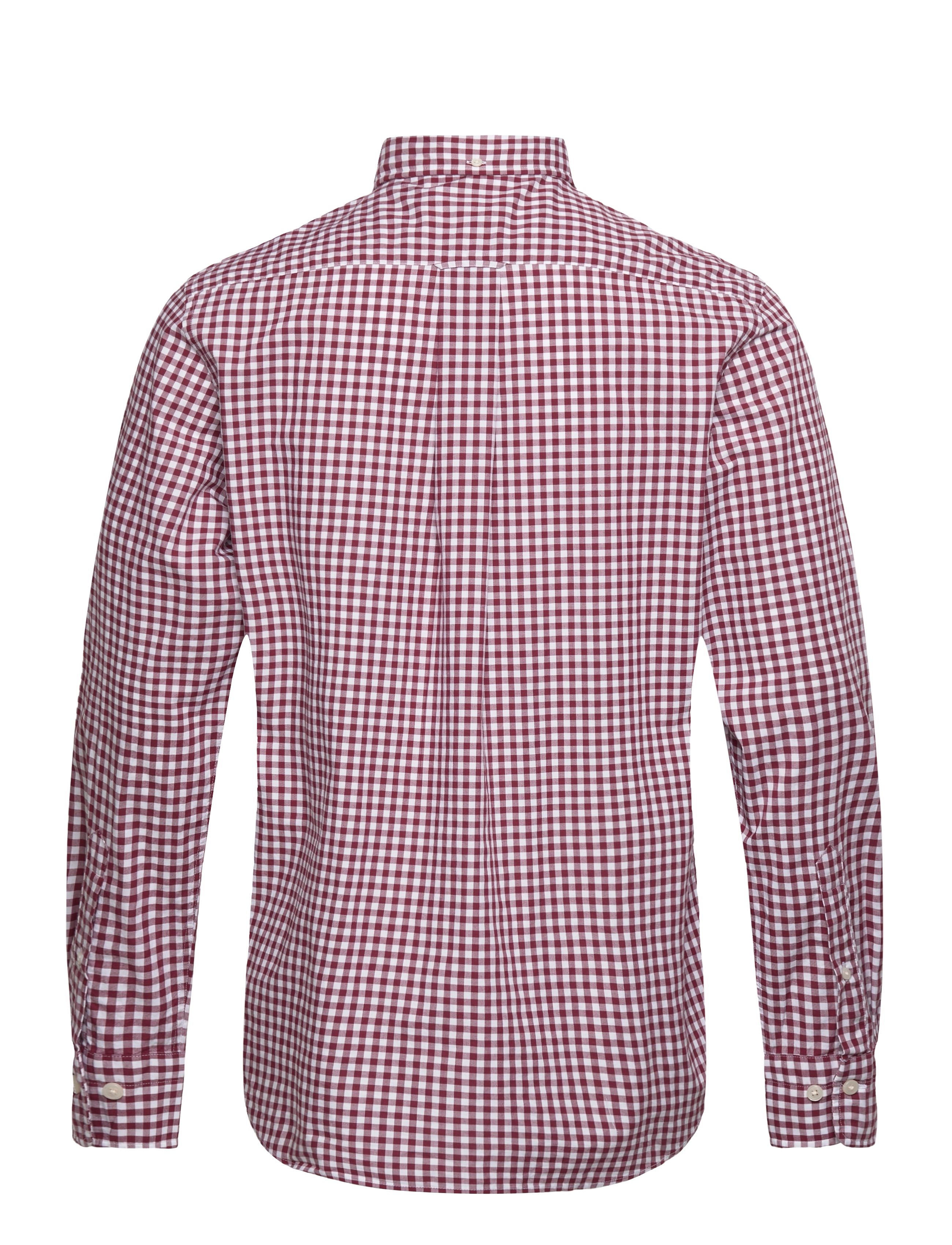 Gant - REG CLASSIC POPLIN GINGHAM SHIRT - rutiga skjortor - plumped red - 2