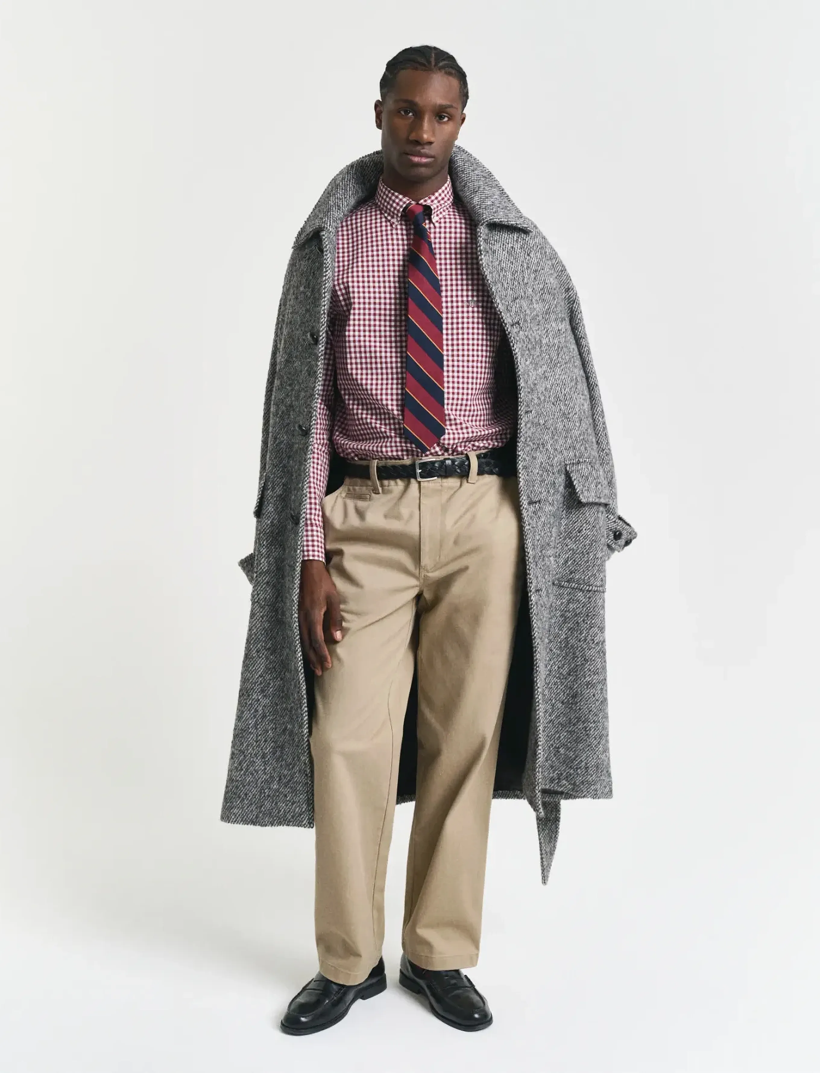 Gant - REG CLASSIC POPLIN GINGHAM SHIRT - rutiga skjortor - plumped red - 5