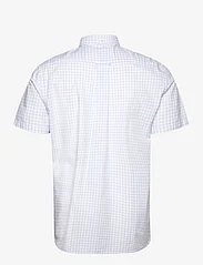 GANT - REG POPLIN GINGHAM SS SHIRT - checkered shirts - light blue - 1