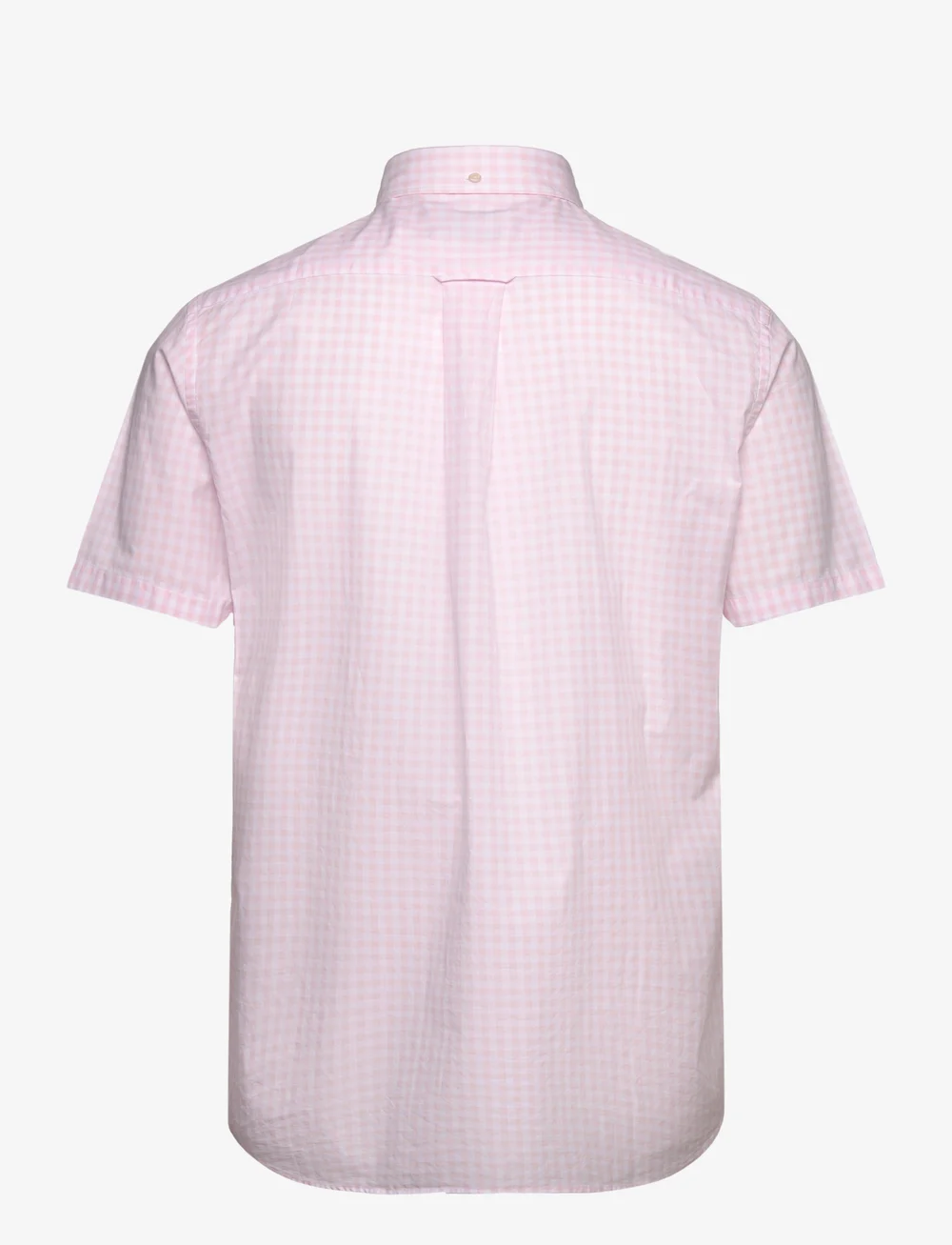 GANT - REG POPLIN GINGHAM SS SHIRT - checkered shirts - light pink - 2