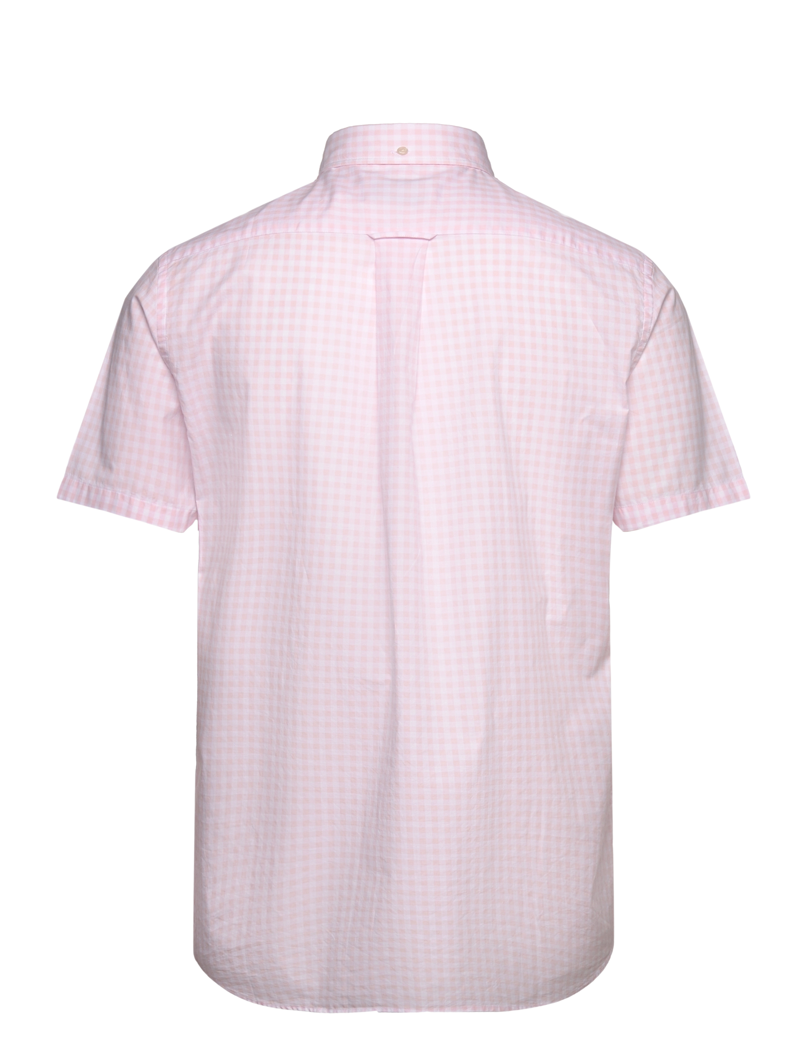 Gant - REG POPLIN GINGHAM SS SHIRT - koszule w kratkę - light pink - 2