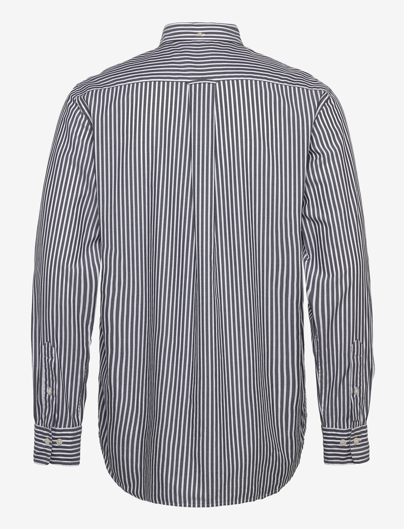 Gant - REG CLASSIC POPLIN STRIPE SHIRT - gestreifte hemden - black - 2