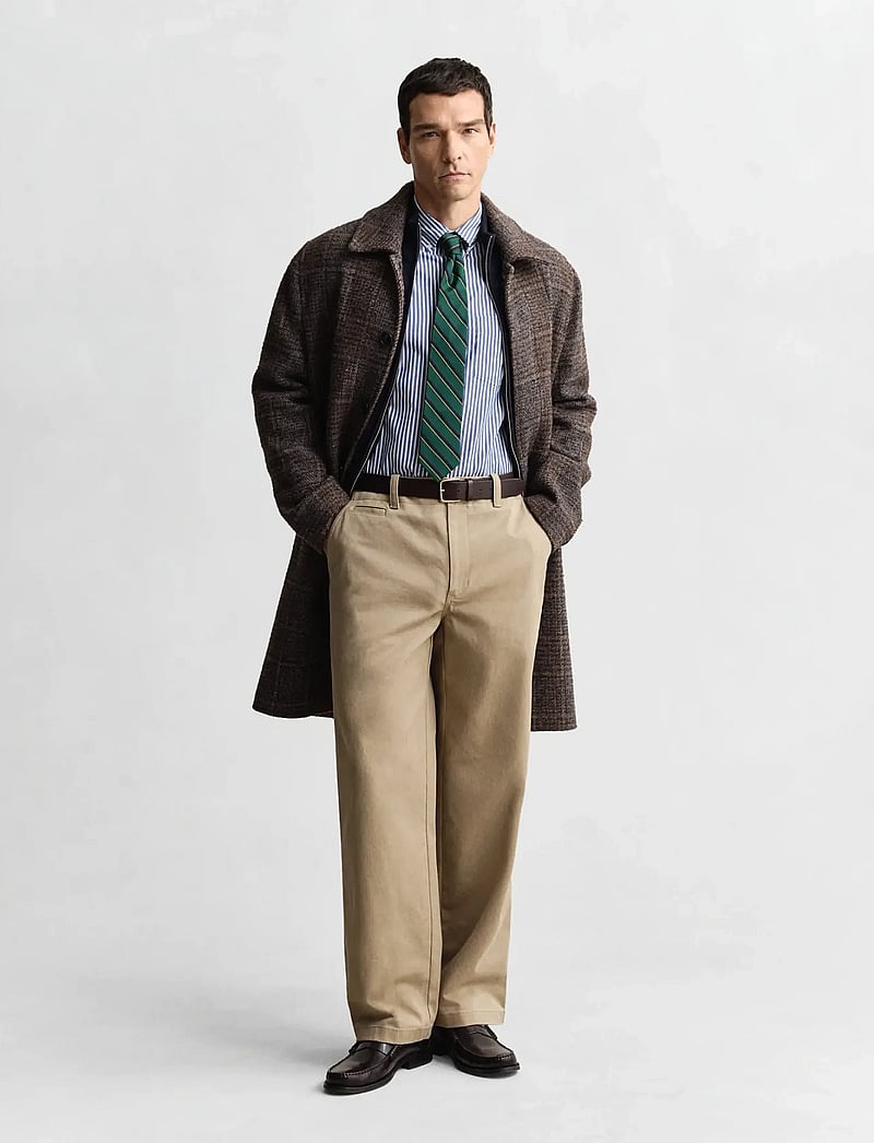 GANT - REG CLASSIC POPLIN STRIPE SHIRT - basic-hemden - college blue - 4