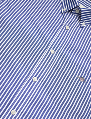GANT - REG CLASSIC POPLIN STRIPE SHIRT - casual shirts - college blue - 3