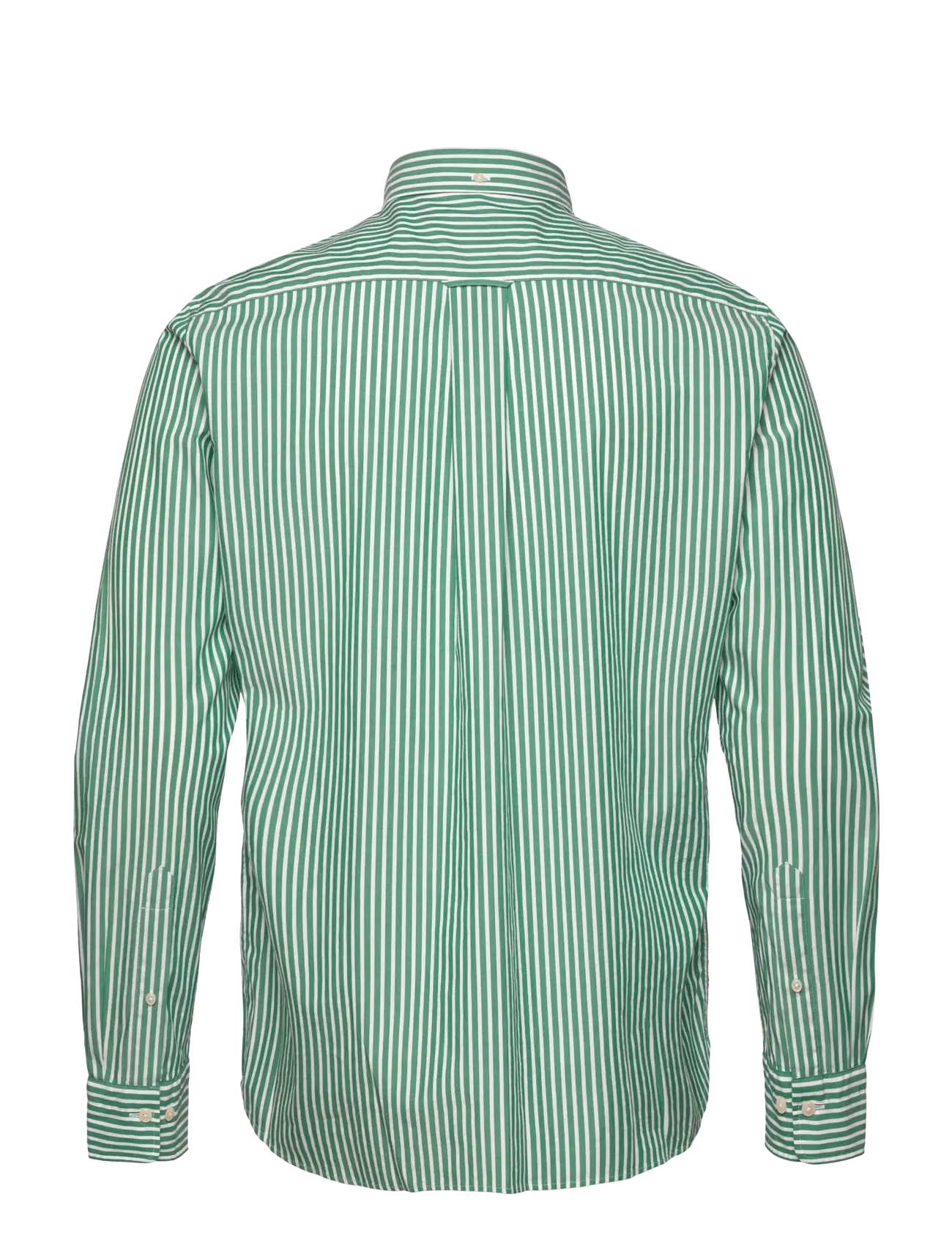 Gant - REG CLASSIC POPLIN STRIPE SHIRT - koszule w paski i prążki - deep green - 1