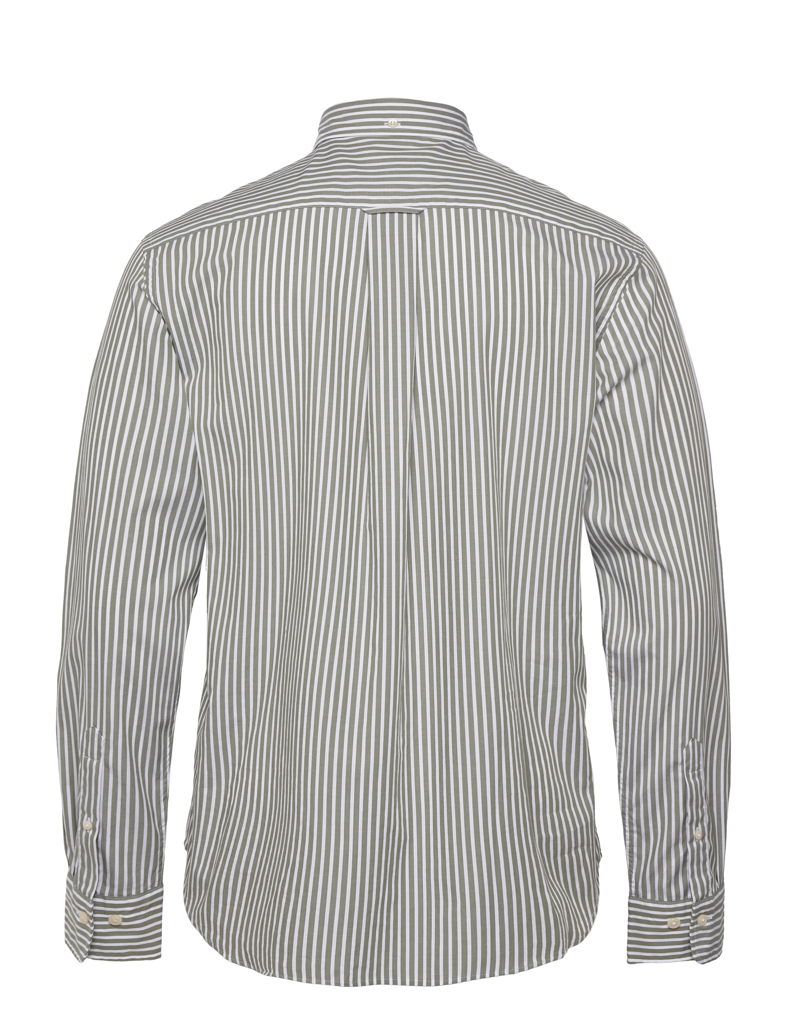 Gant - REG CLASSIC POPLIN STRIPE SHIRT - herren - dry green - 1