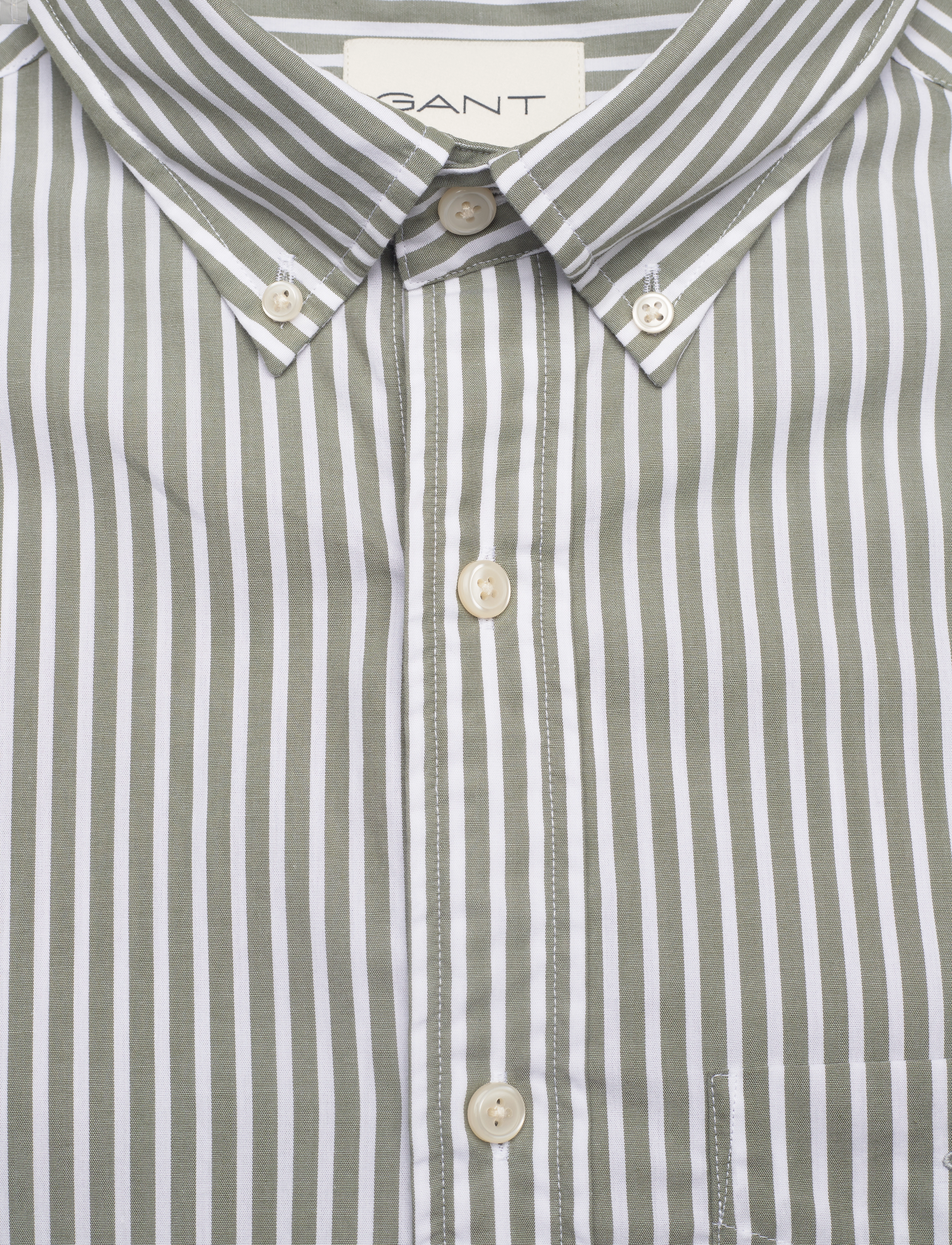Gant - REG CLASSIC POPLIN STRIPE SHIRT - herren - dry green - 2