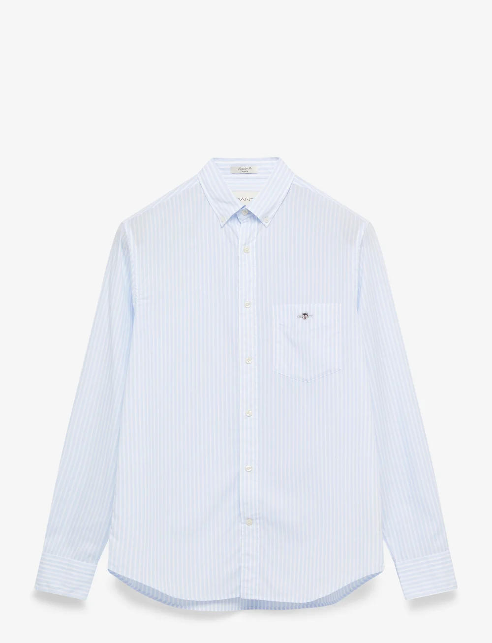 GANT - REG CLASSIC POPLIN STRIPE SHIRT - basic skjorter - light blue - 1
