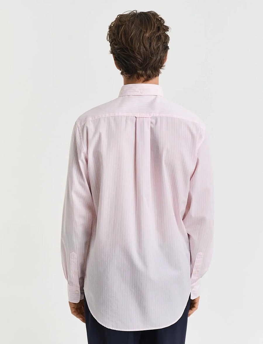 Gant - REG CLASSIC POPLIN STRIPE SHIRT - chemises à rayures - light pink - 3