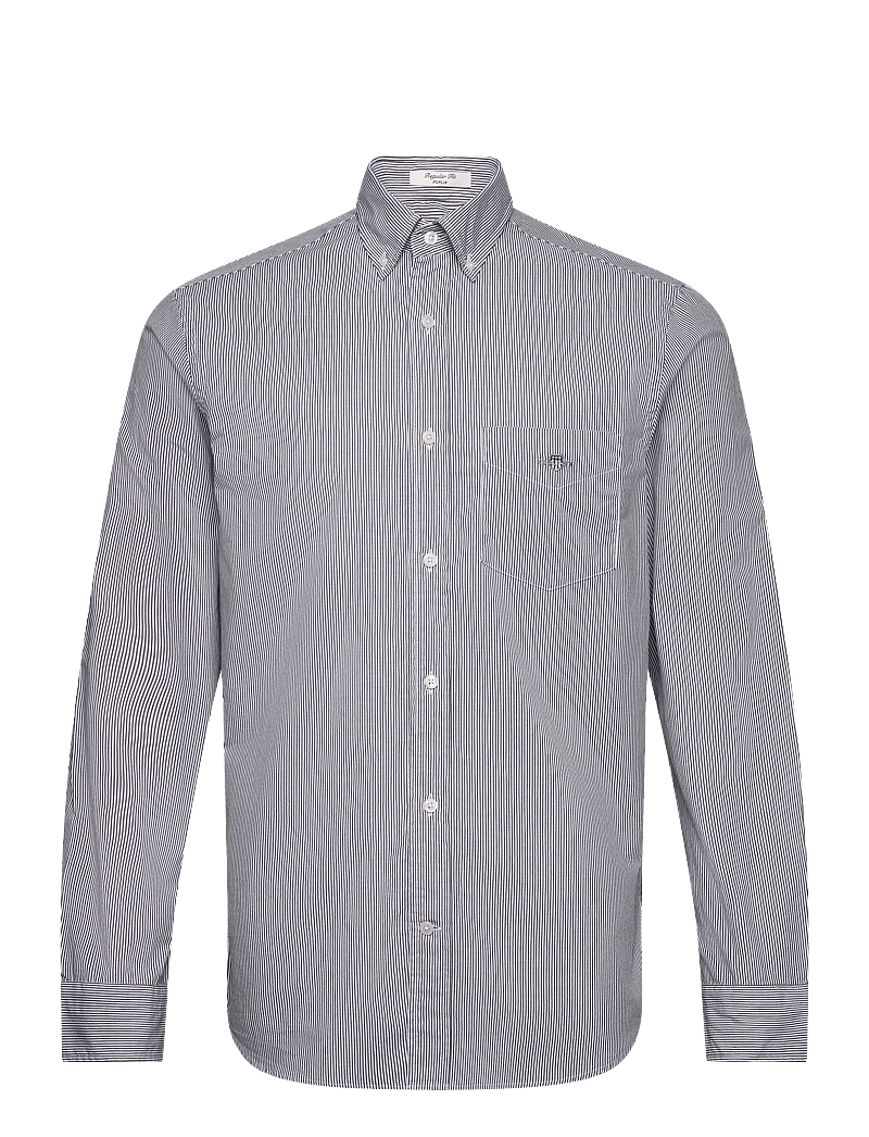 GANT - REG CLASSIC POPLIN BANKER SHIRT - basic-hemden - black - 1