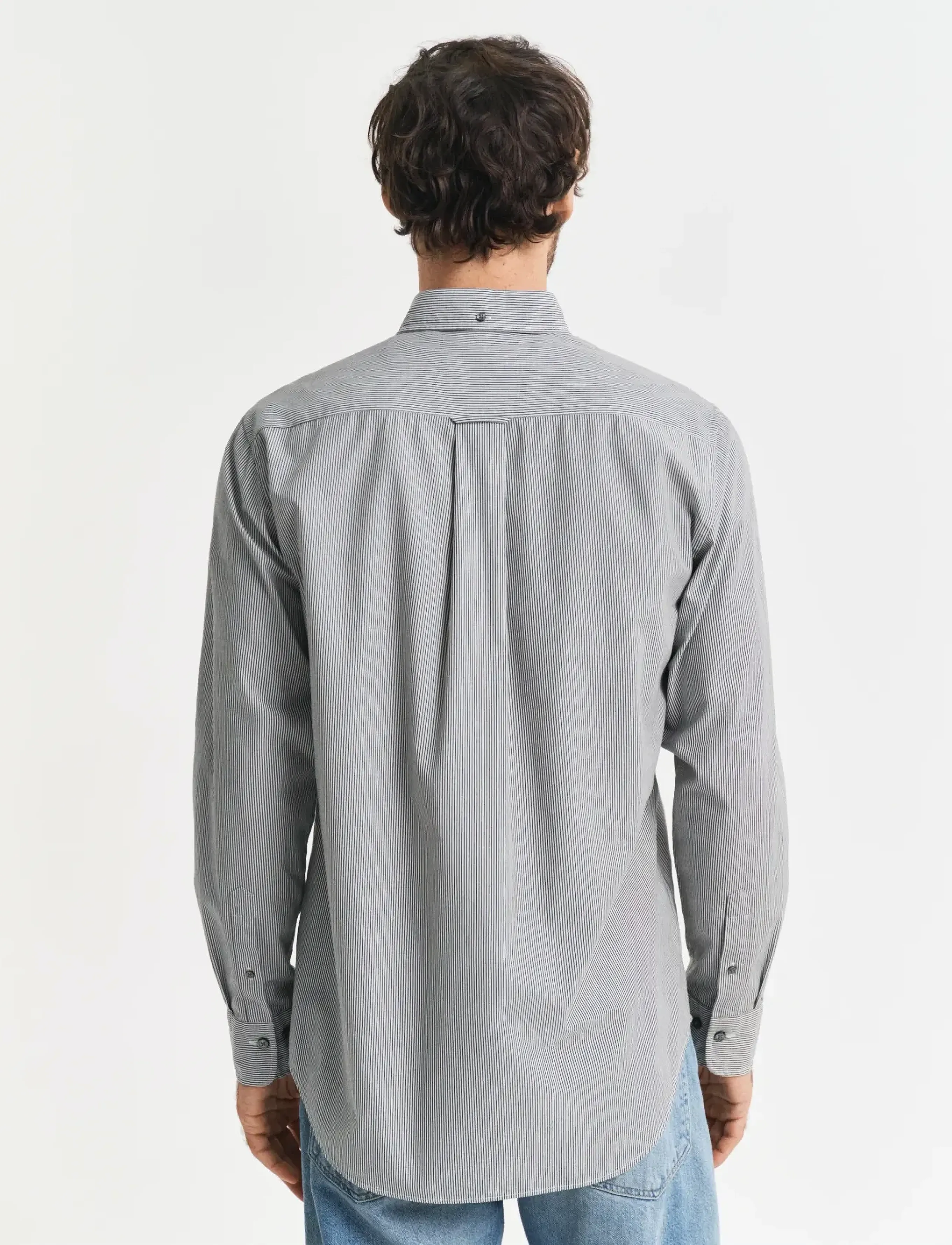Gant - REG CLASSIC POPLIN BANKER SHIRT - chemises décontractées - black - 3