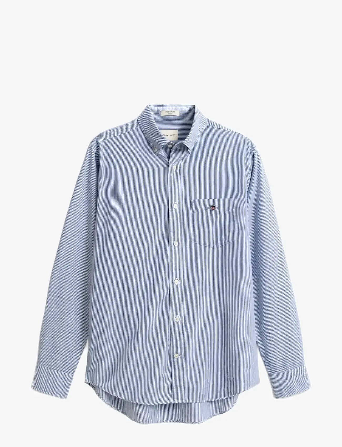 Gant - REG CLASSIC POPLIN BANKER SHIRT - kasdienio stiliaus marškiniai - college blue - 1