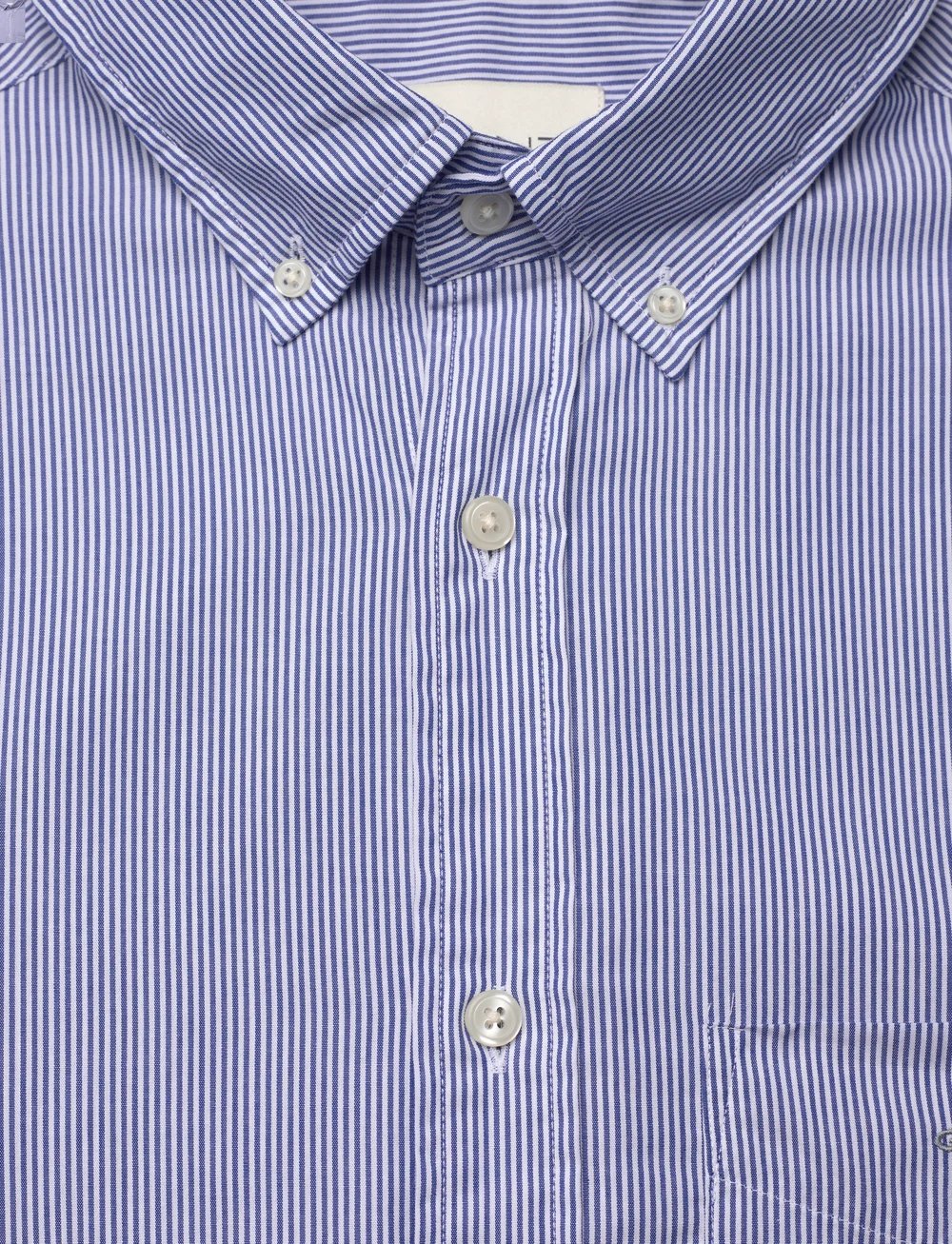 GANT - REG CLASSIC POPLIN BANKER SHIRT - basic shirts - college blue - 5