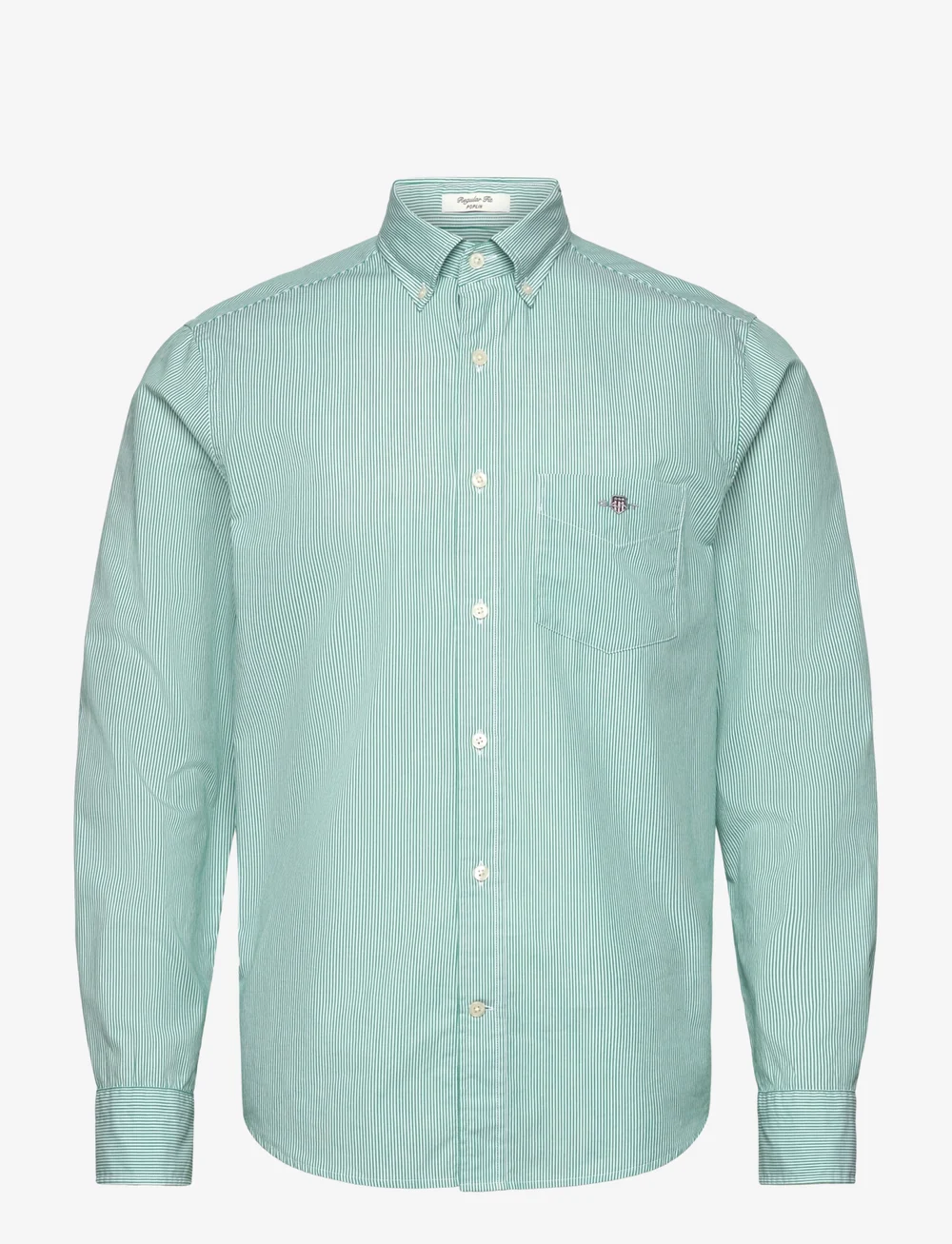 GANT - REG CLASSIC POPLIN BANKER SHIRT - basic shirts - deep green - 0