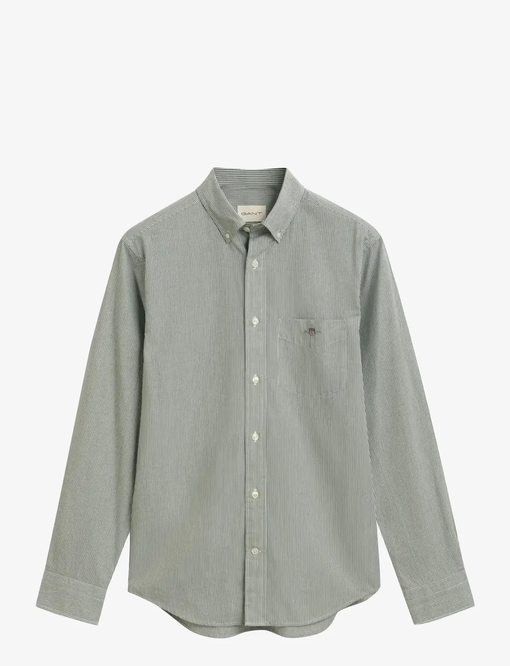 GANT - REG CLASSIC POPLIN BANKER SHIRT - basic shirts - forest green - 0