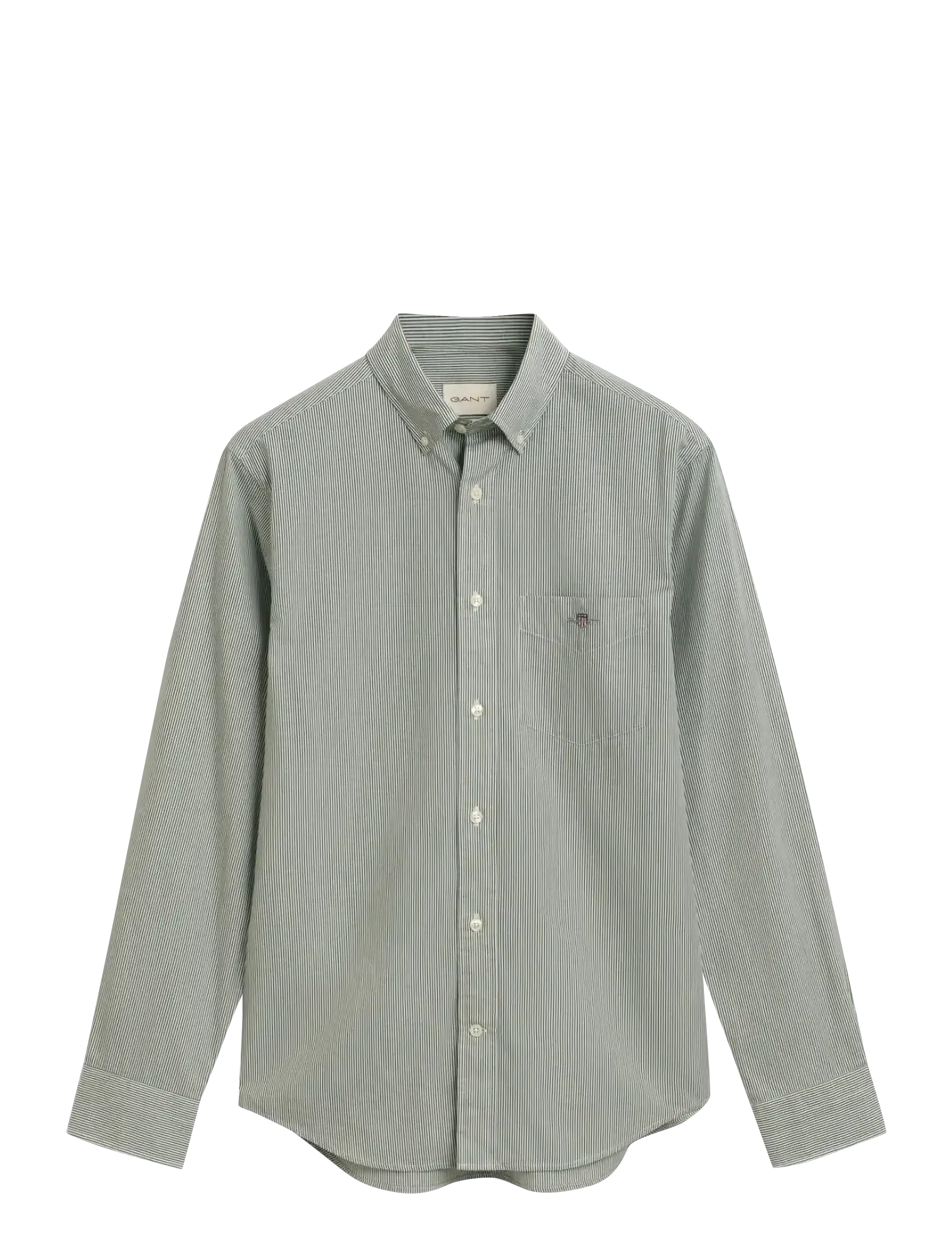 Gant REG CLASSIC POPLIN BANKER SHIRT - Skjorter - FOREST GREEN / green