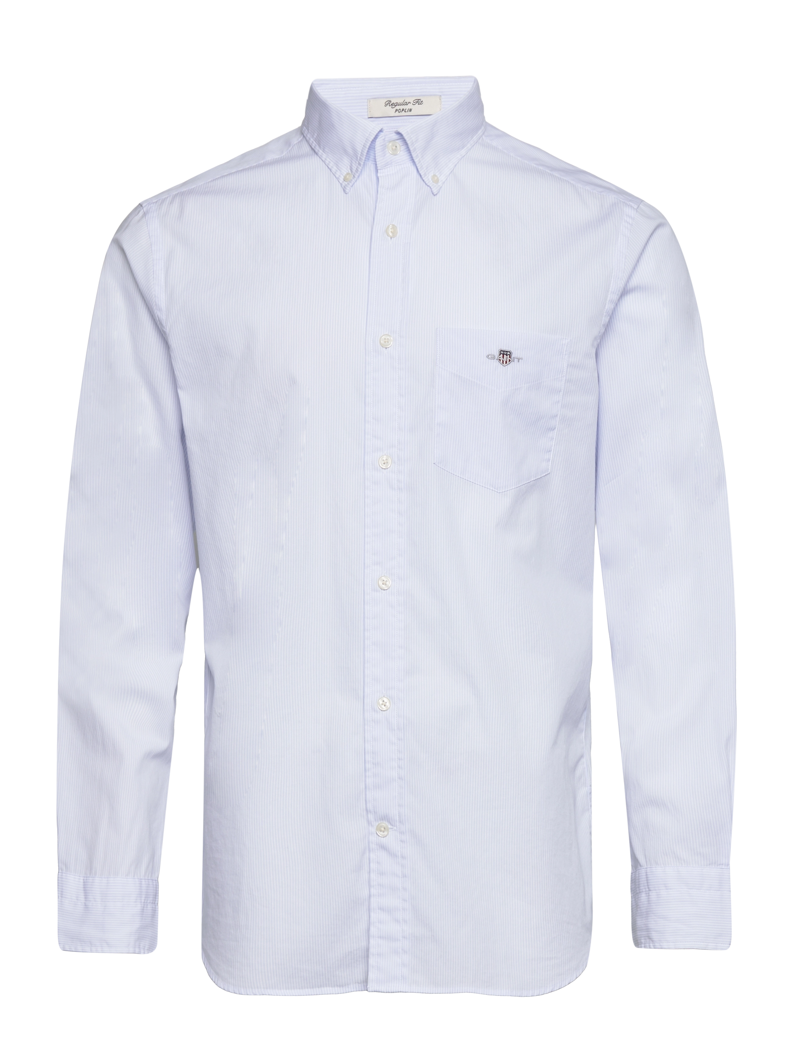Gant REG CLASSIC POPLIN BANKER SHIRT - Vabaajasärgid - LIGHT BLUE / blue