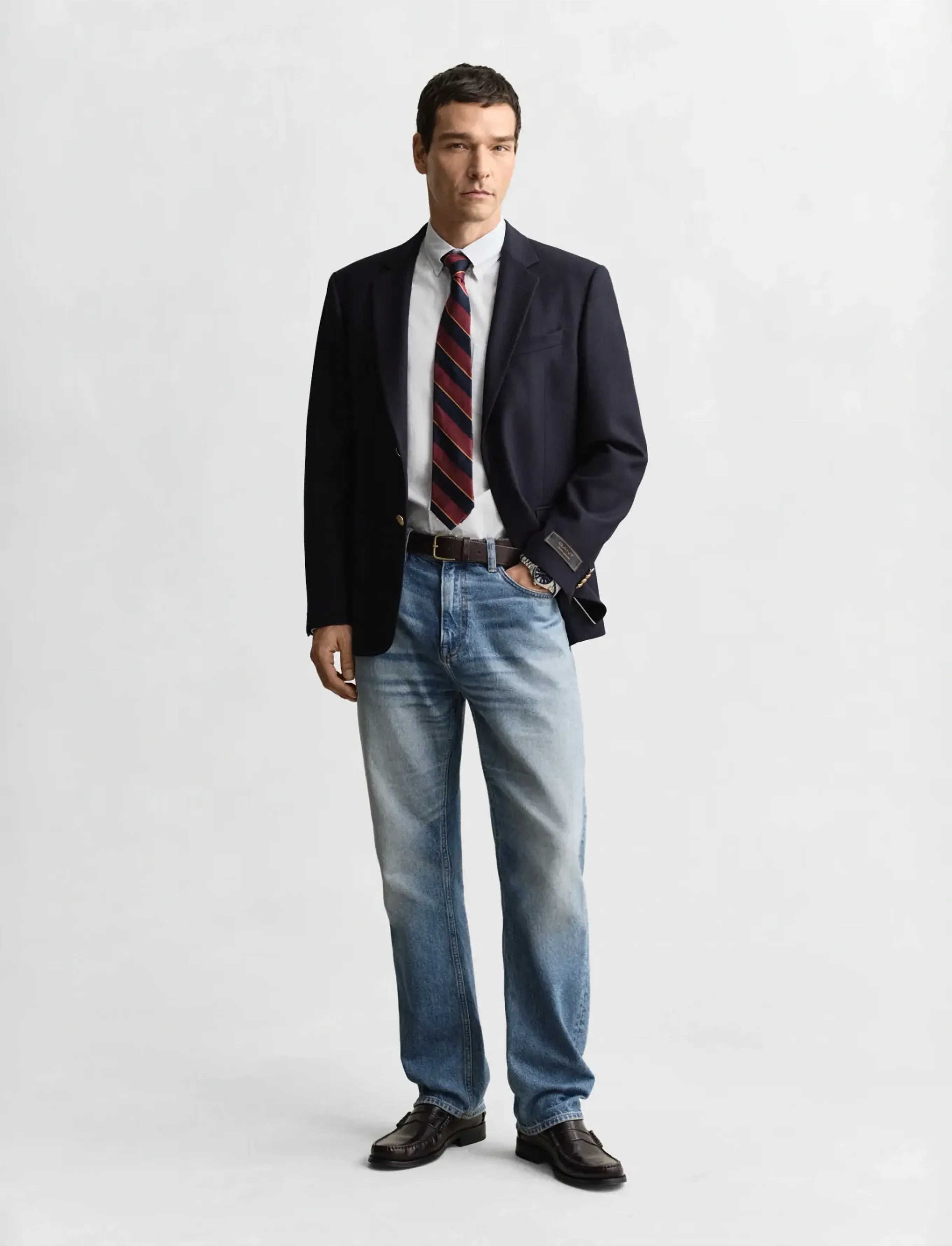 Gant - REG CLASSIC POPLIN BANKER SHIRT - ikdienas krekli - light blue - 5