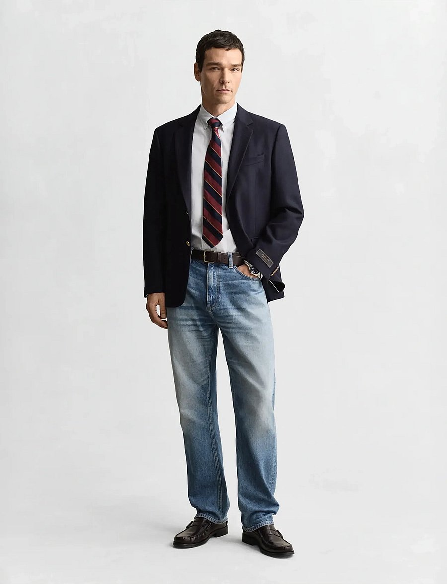 Gant - REG CLASSIC POPLIN BANKER SHIRT - ikdienas krekli - light blue - 5