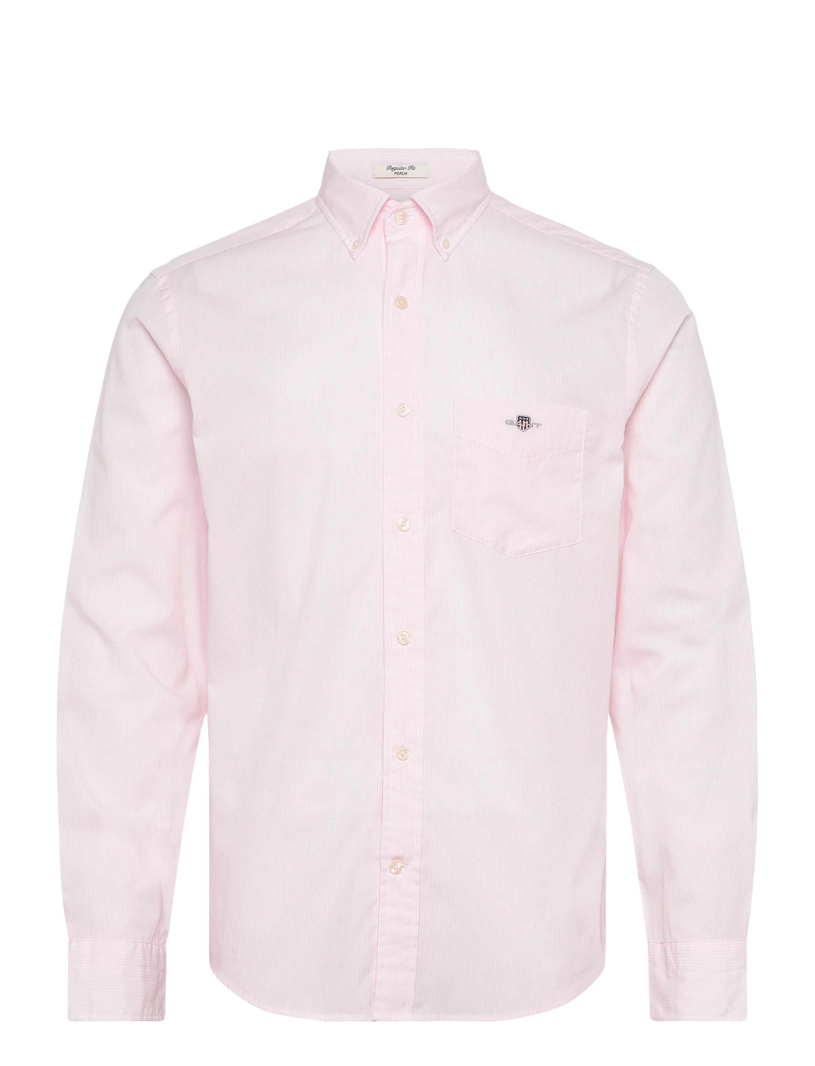 GANT REG CLASSIC POPLIN BANKER SHIRT - Shirts - LIGHT PINK / pink/rose