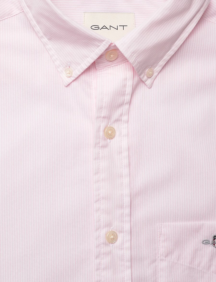 Gant - REG CLASSIC POPLIN BANKER SHIRT - casual skjorter - light pink - 2